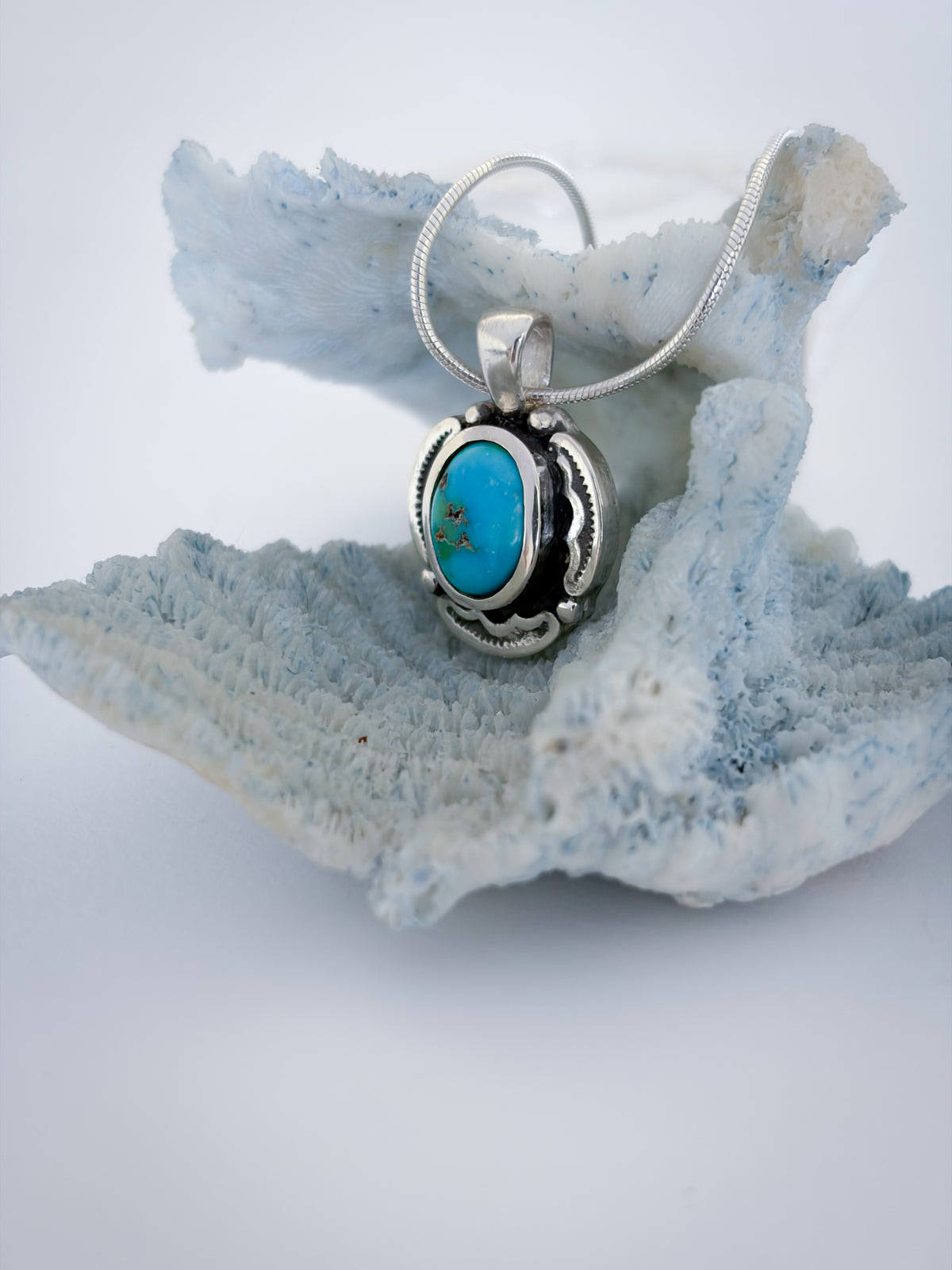 Encompass Necklace | Blue Sonoran Gold Turquoise