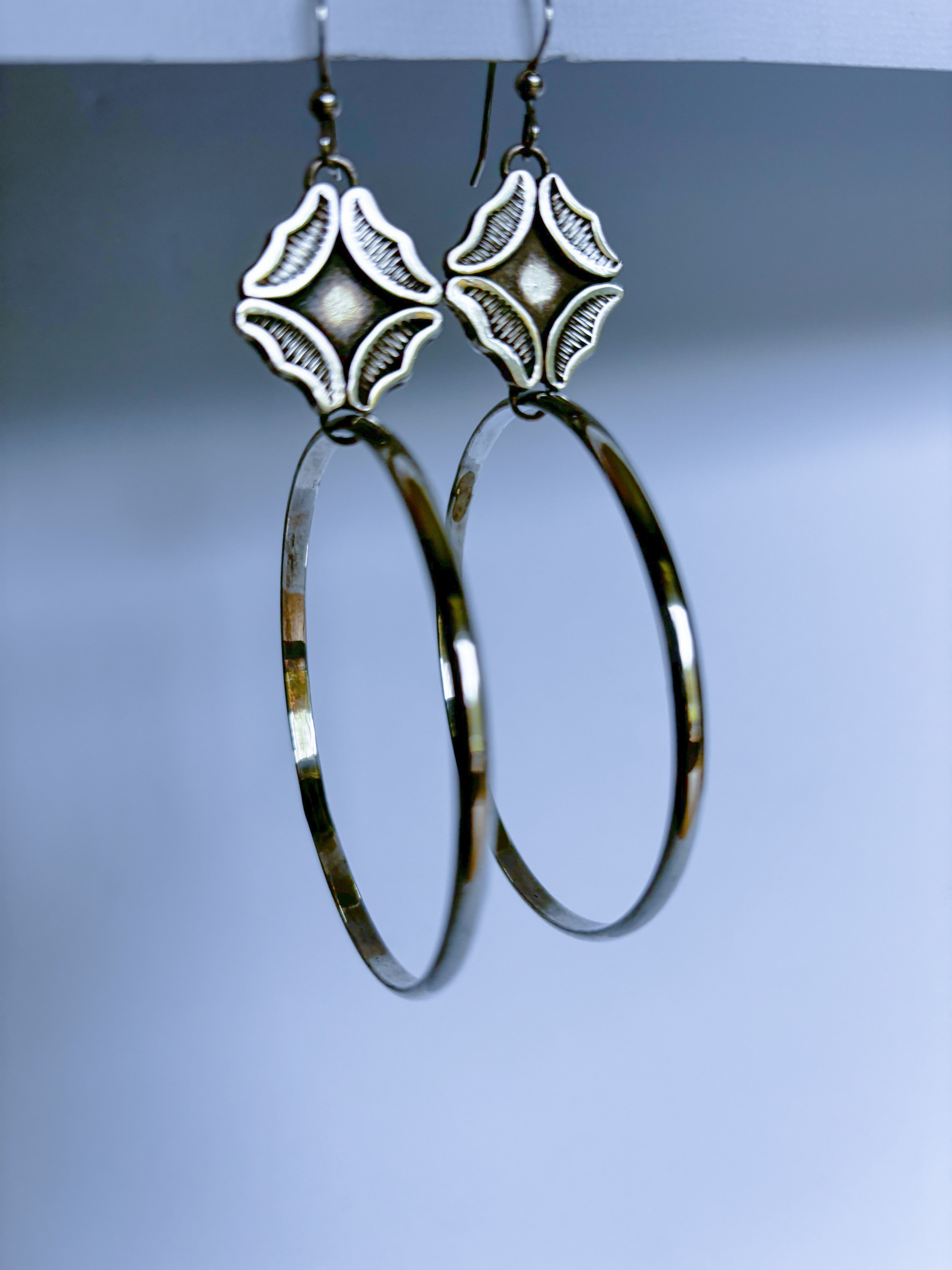 Enchanted Hoop Earrings | Sterling Silver