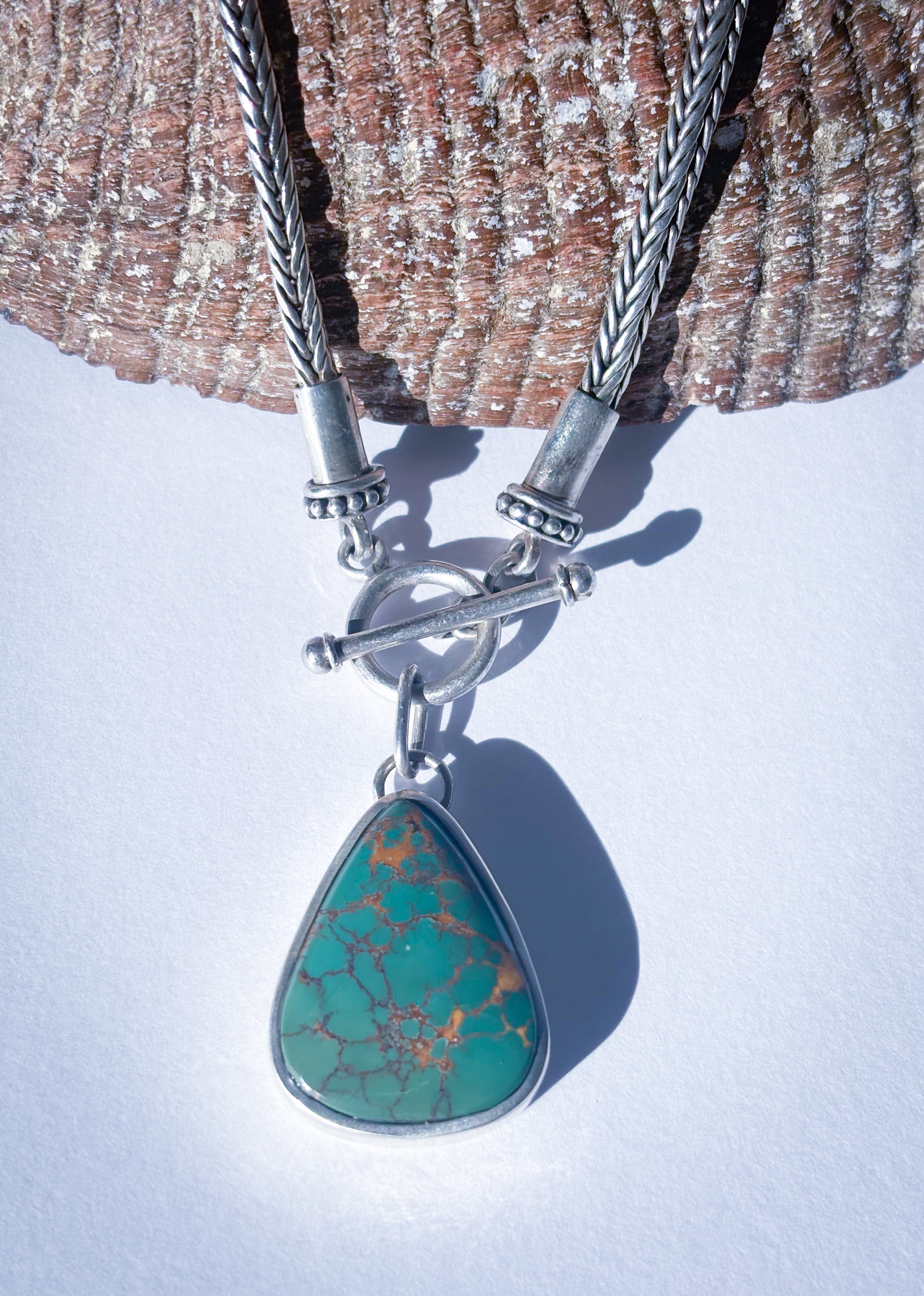 Royston Turquoise Toggle Chain Necklace