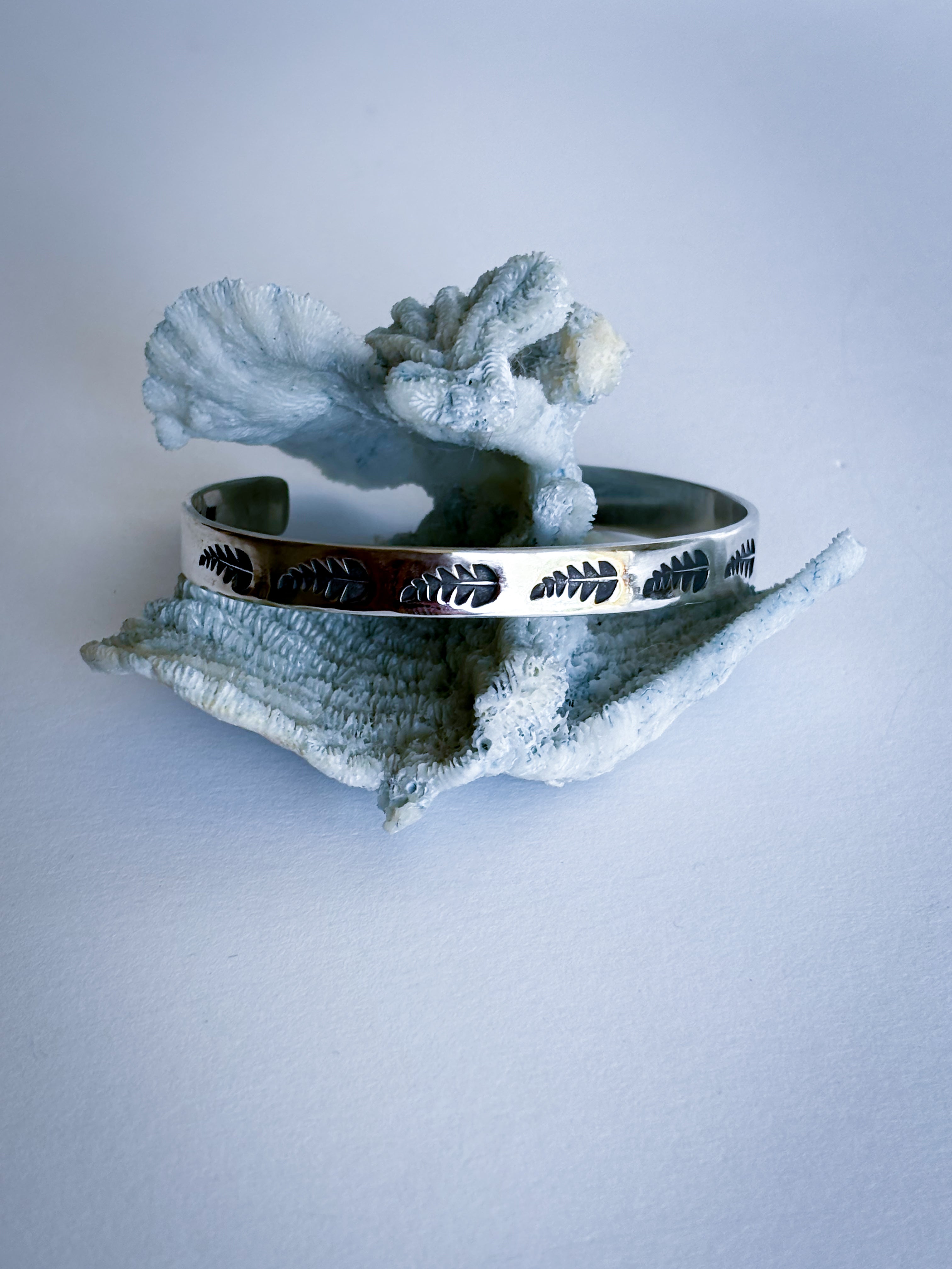Fern Cuff Bracelet | Sterling Silver