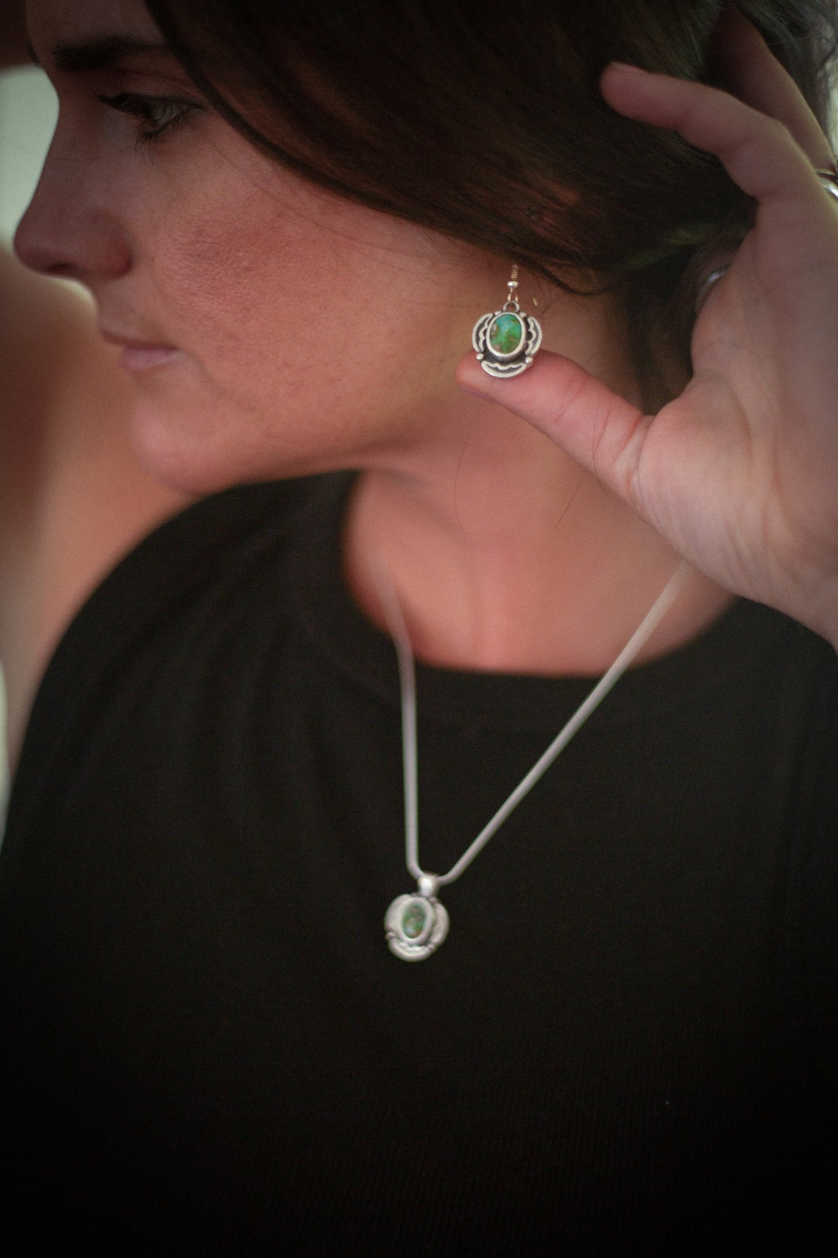 Encompass Necklace | Made To Order | Choose Your Stone