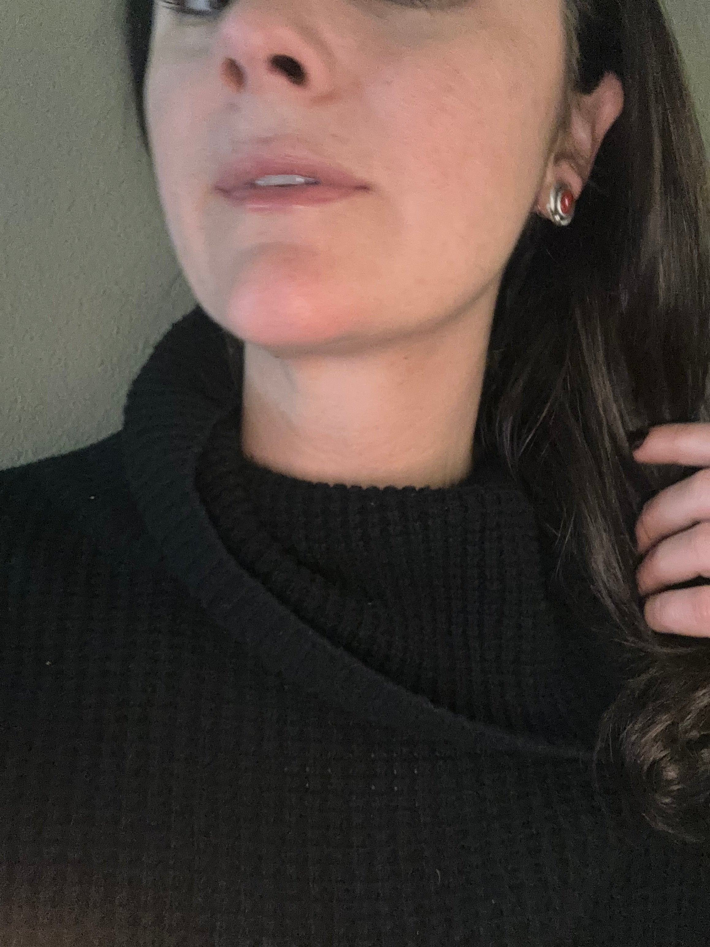 Post Earrings | Mediterranean Red Coral & Sterling Silver