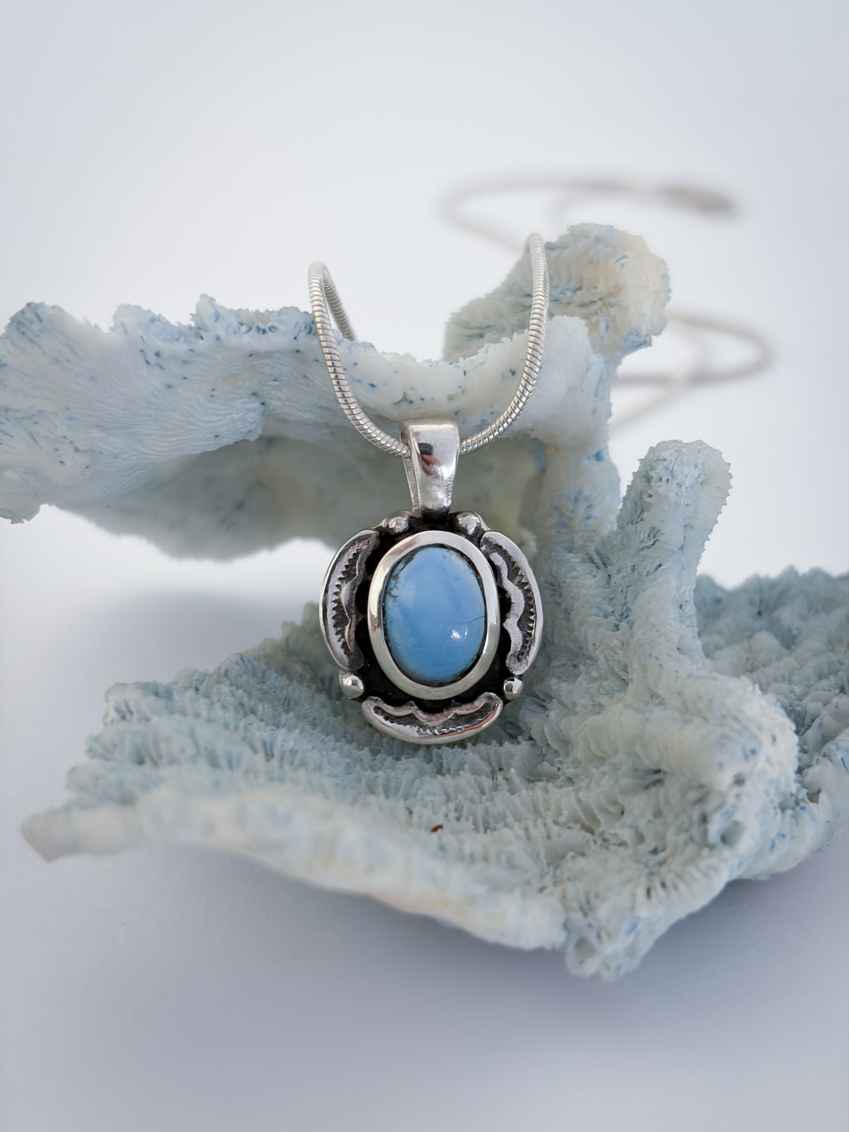 Encompass Necklace | Golden Hills Lavender Turquoise