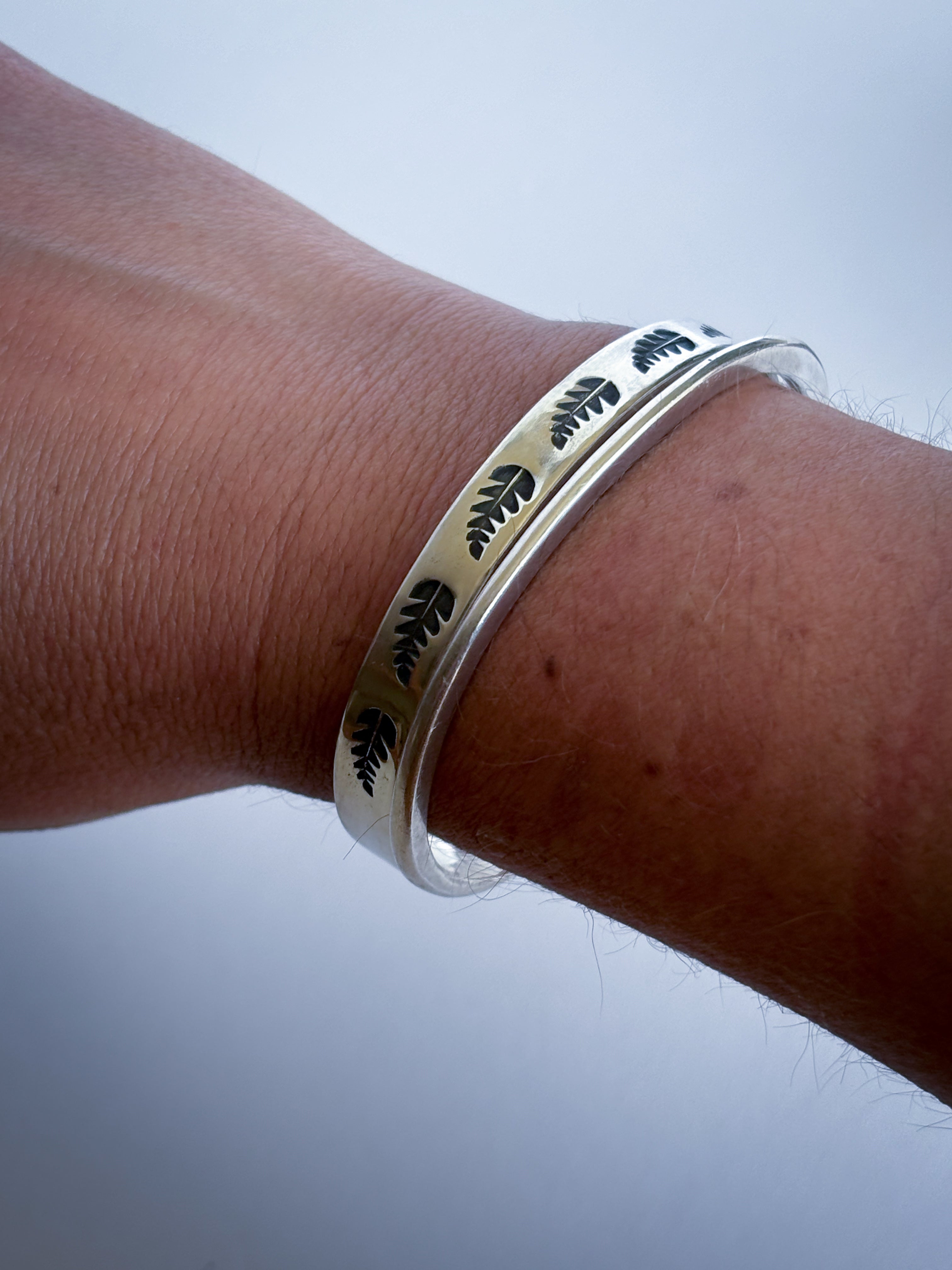 Fern Cuff Bracelet | Sterling Silver