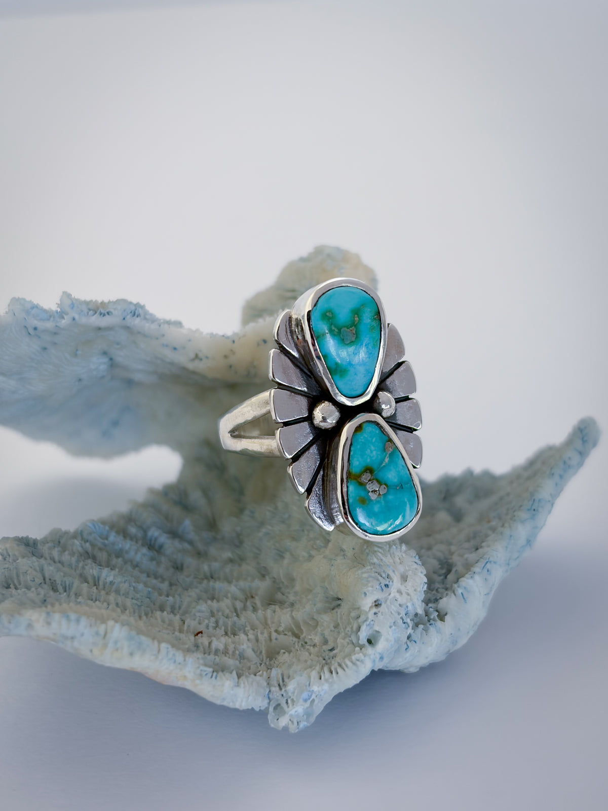 Fleur Ring | Sonoran Gold Turquoise | Size 8