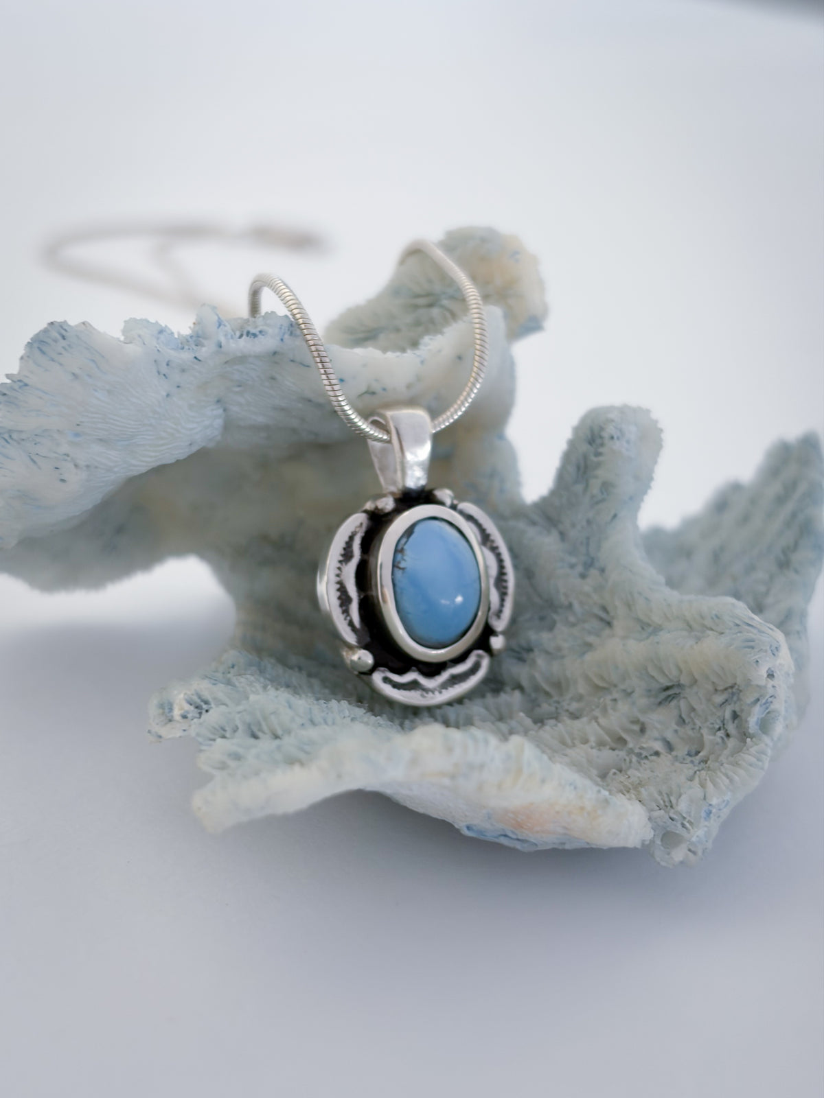 Encompass Necklace | Golden Hills Lavender Turquoise