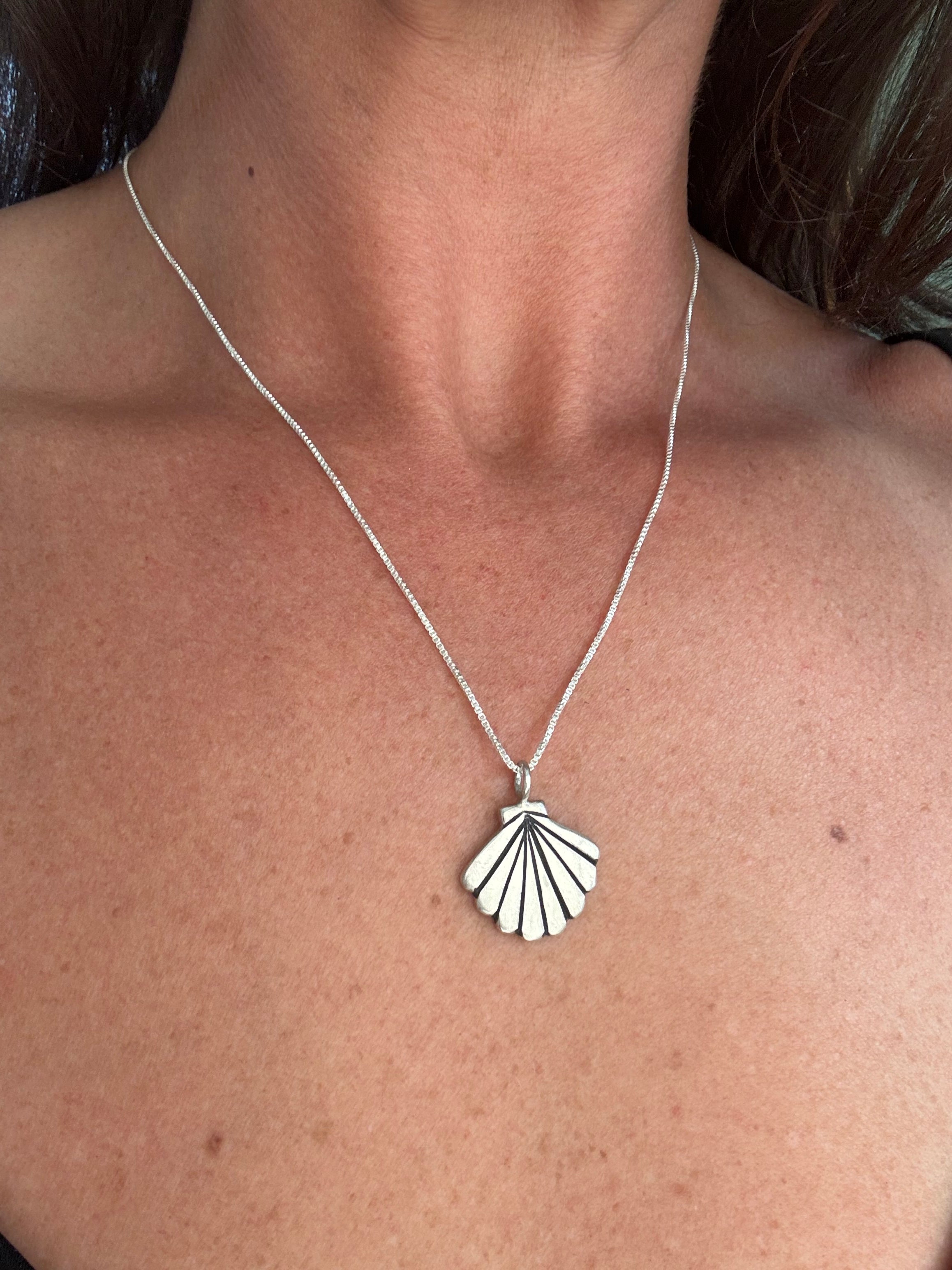 Seashell Sterling Silver Necklace