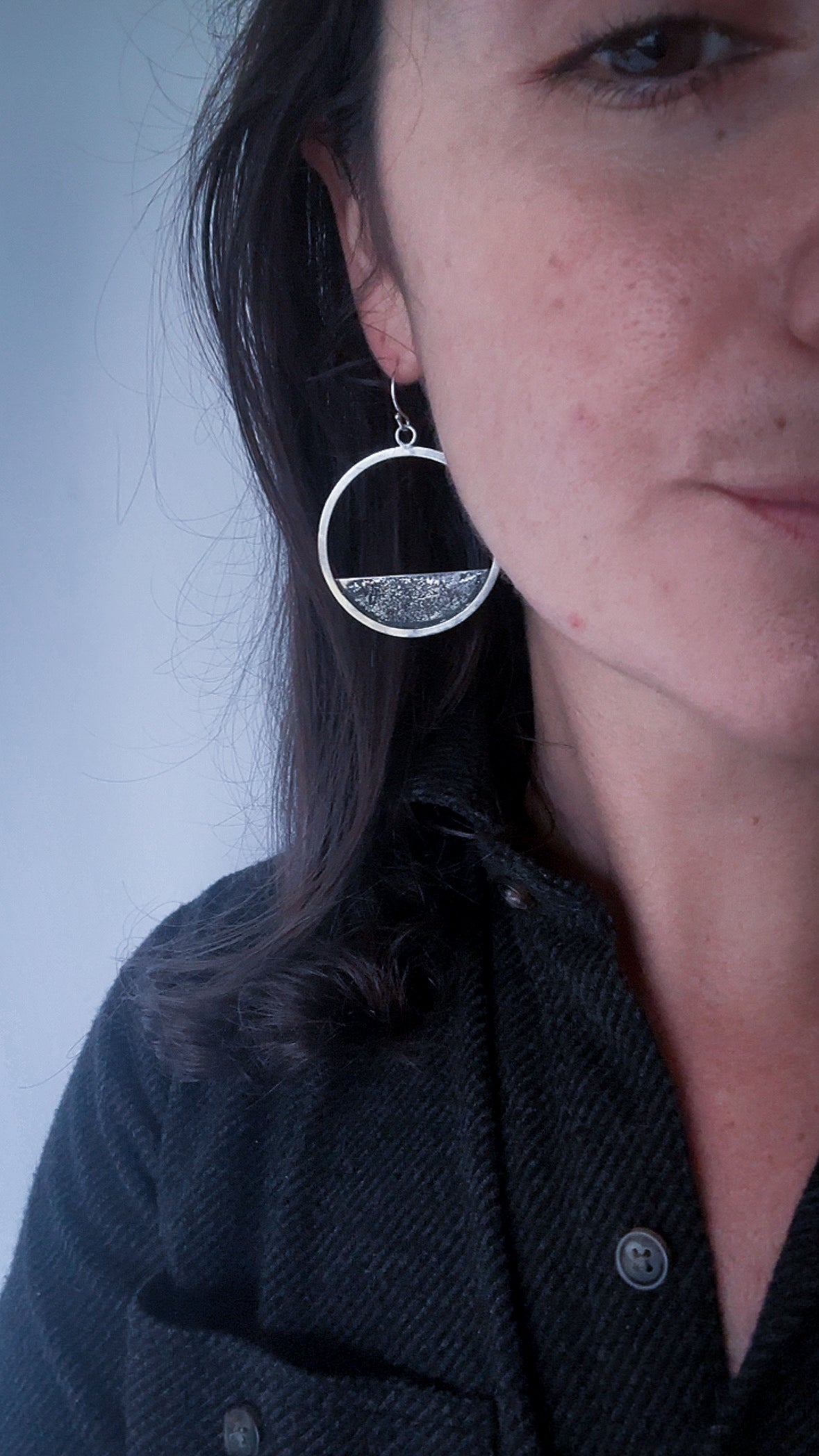 Sandscape Sterling Silver Earrings