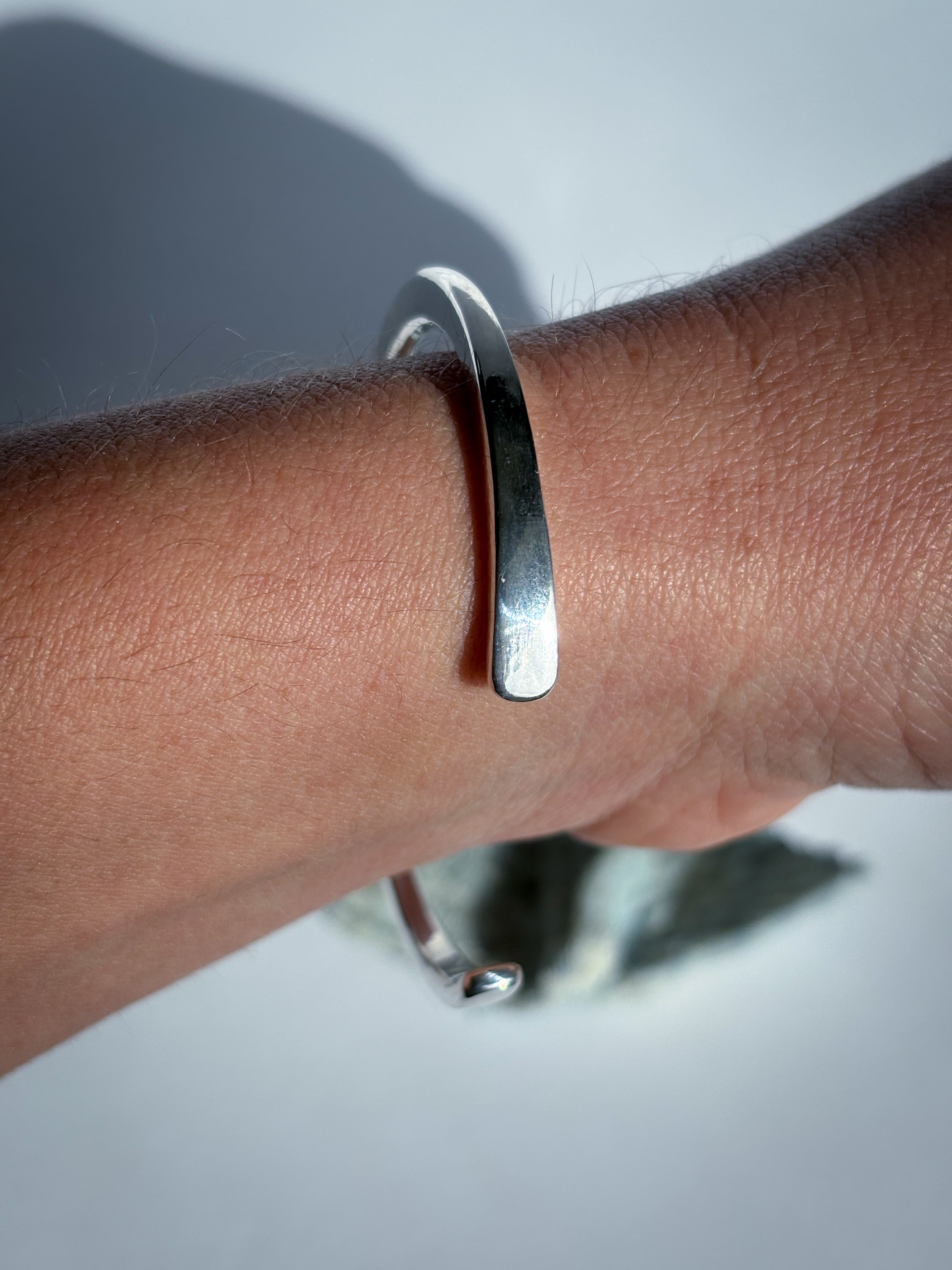 Heavyweight Flair Cuff Bracelet | Sterling Silver