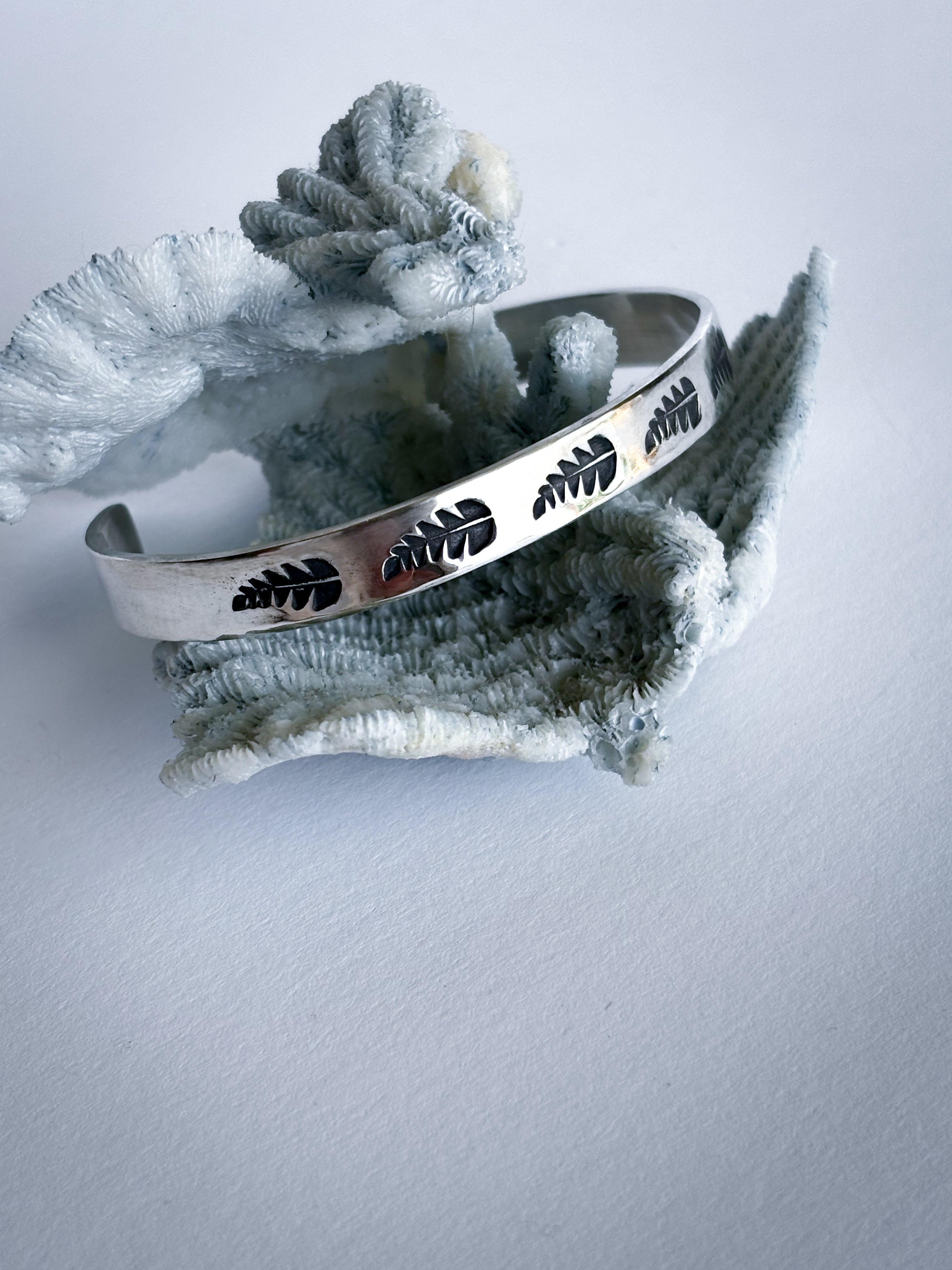 Fern Cuff Bracelet | Sterling Silver