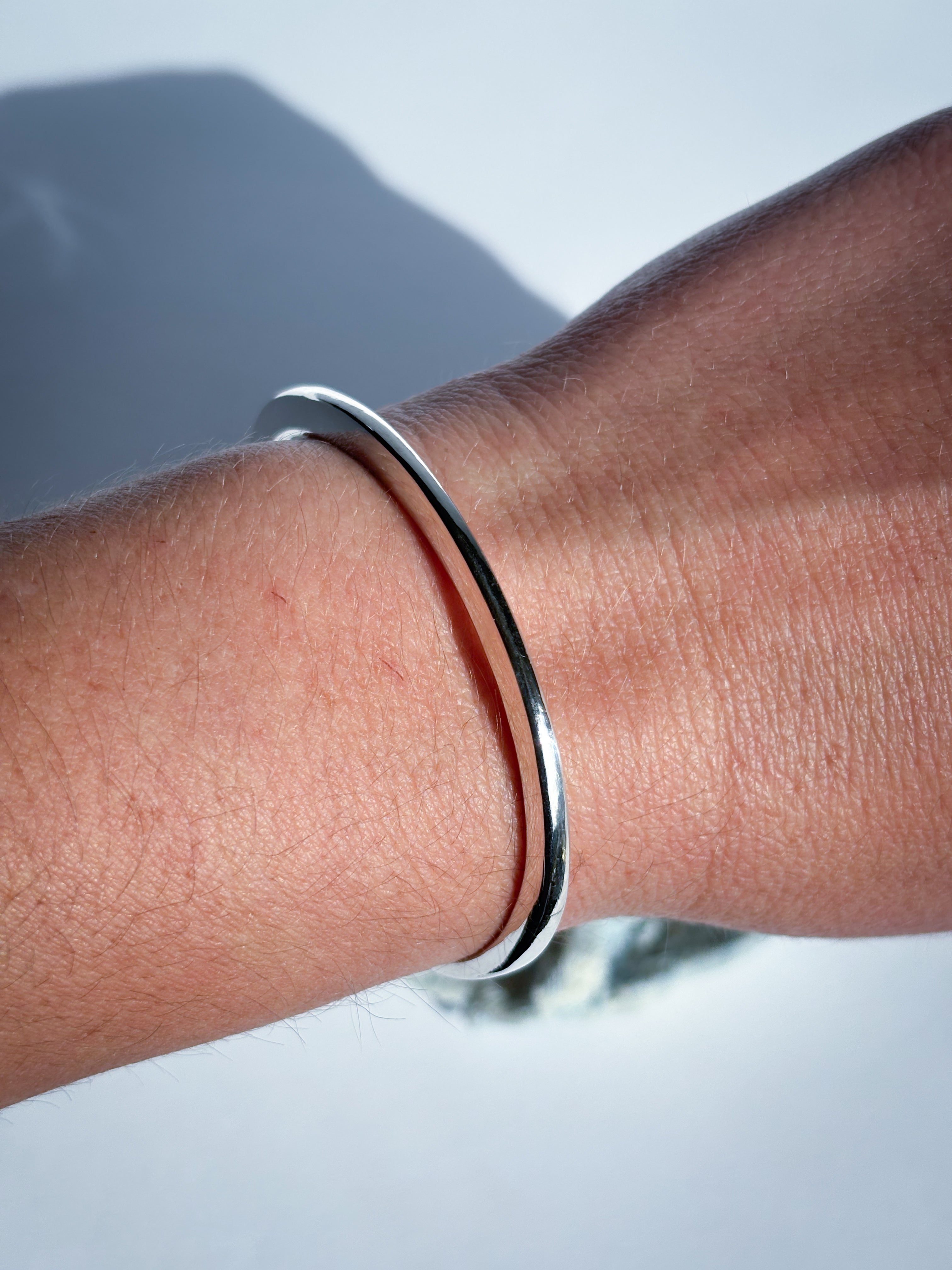 Heavyweight Flair Cuff Bracelet | Sterling Silver