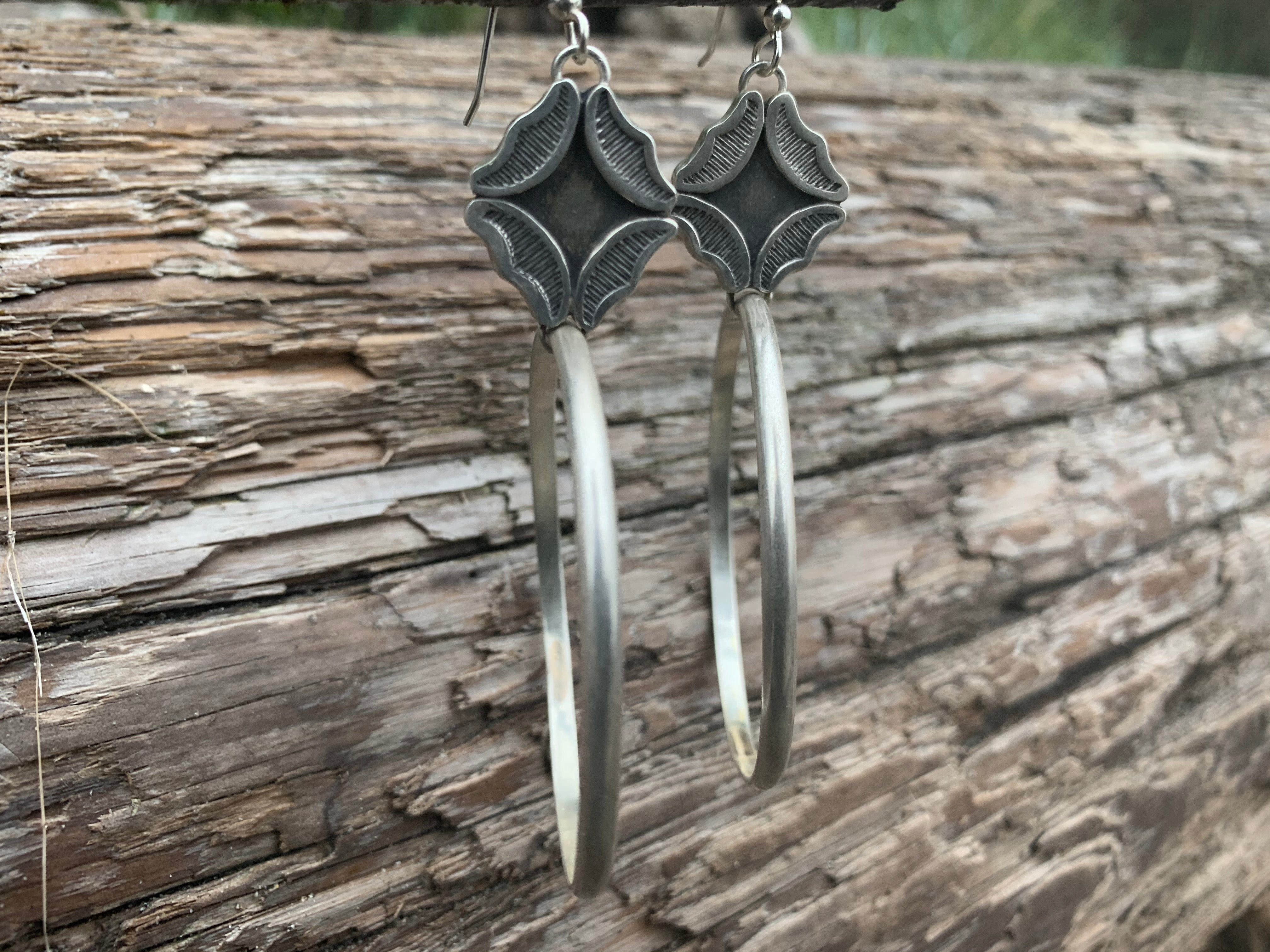 Enchanted Hoop Earrings | Sterling Silver
