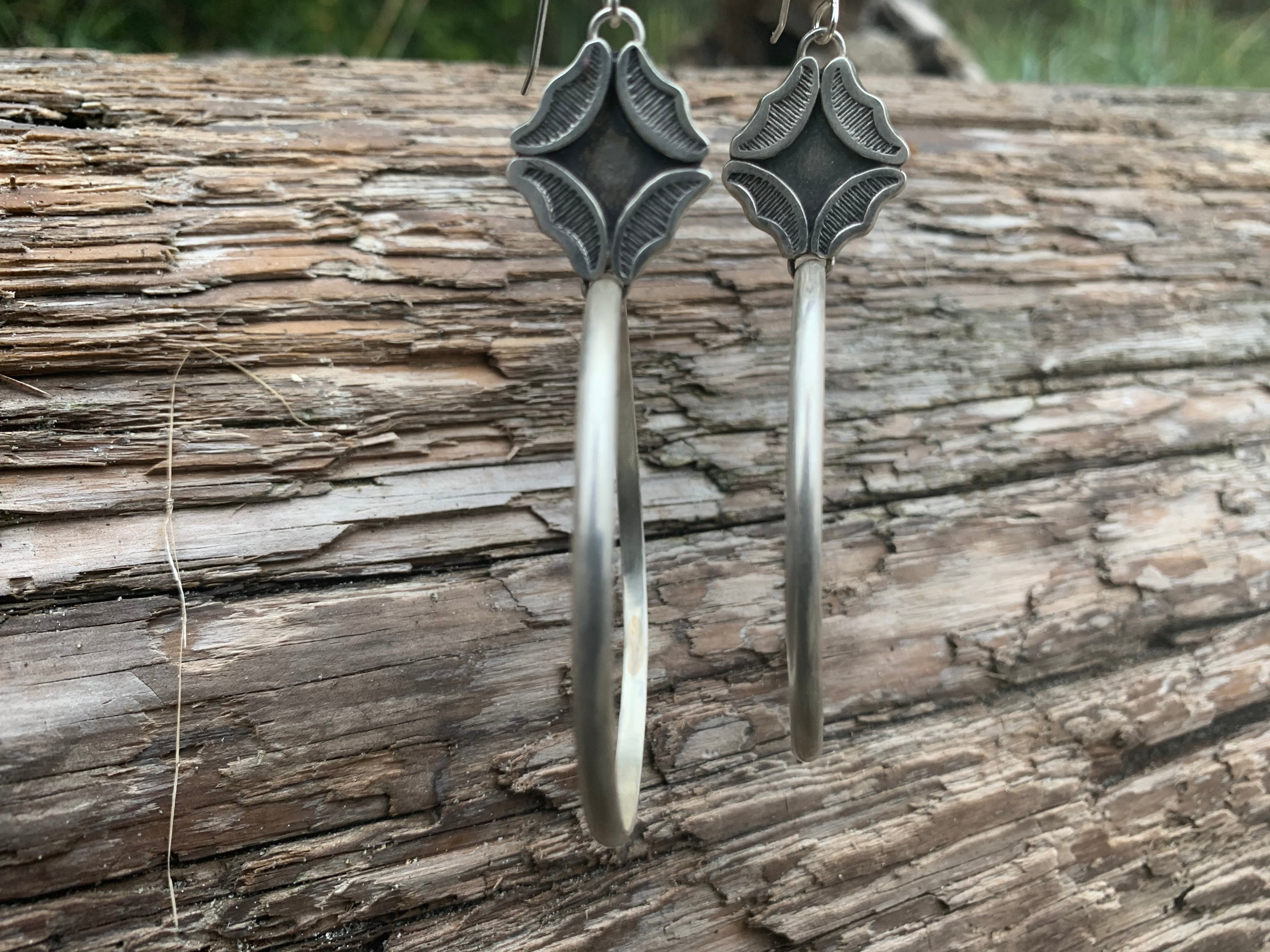 Enchanted Hoop Earrings | Sterling Silver