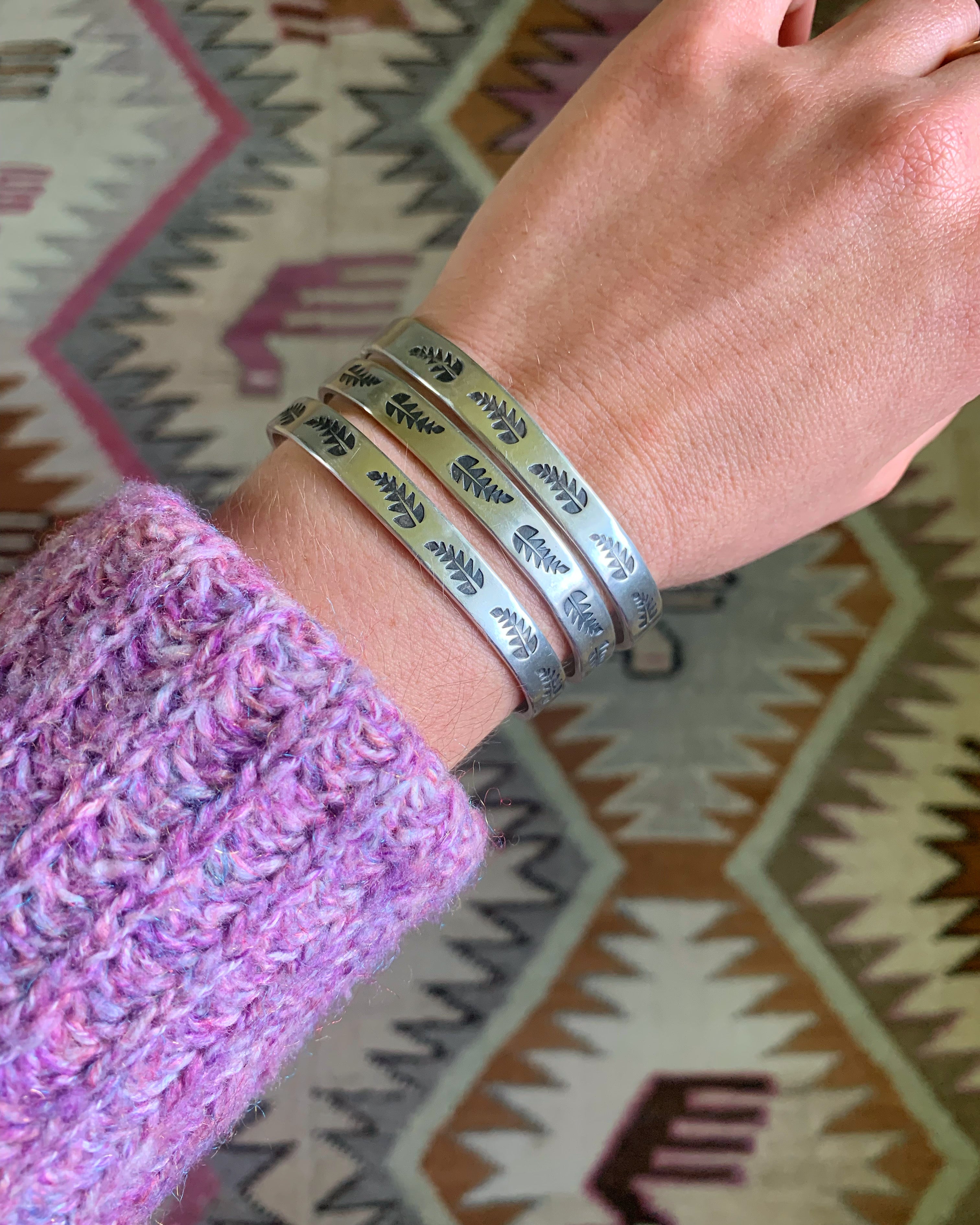 Fern Cuff Bracelet | Sterling Silver