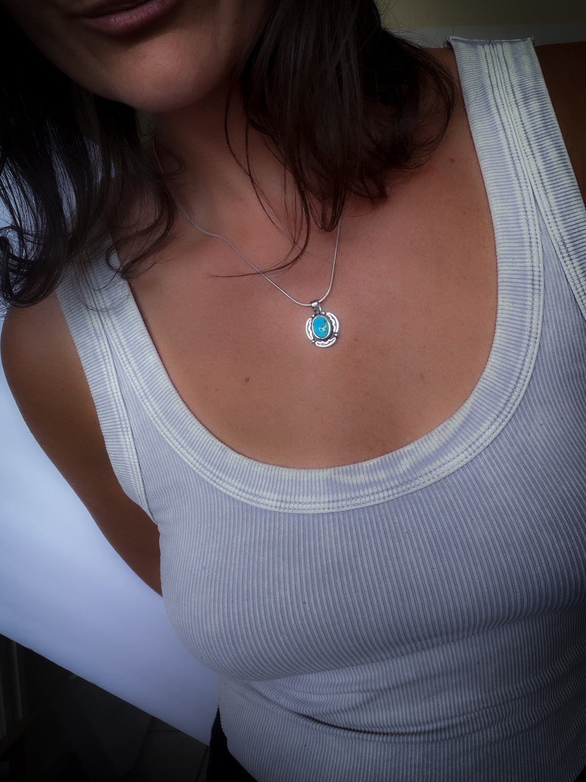 Encompass Necklace | Blue Sonoran Gold Turquoise