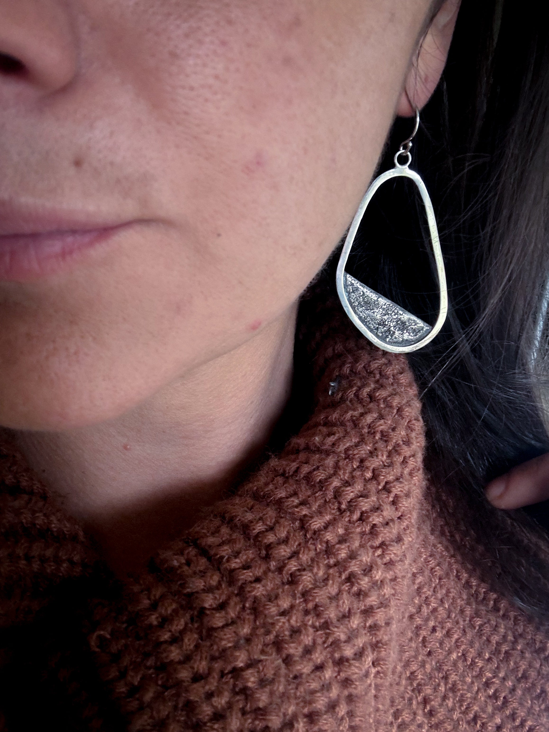 Sandscape Sterling Silver Earrings