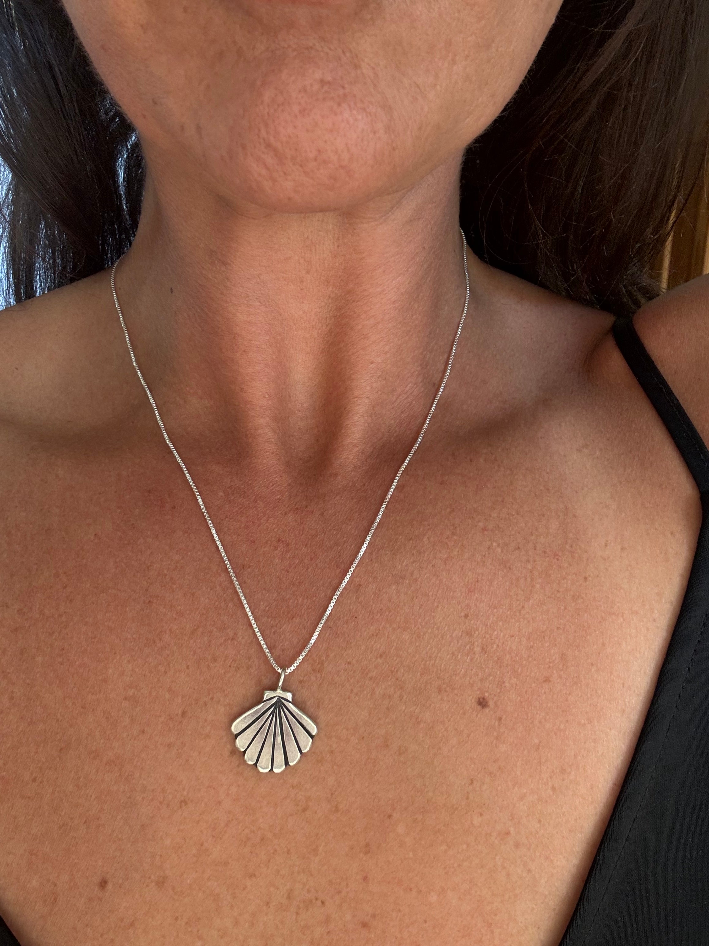Seashell Sterling Silver Necklace