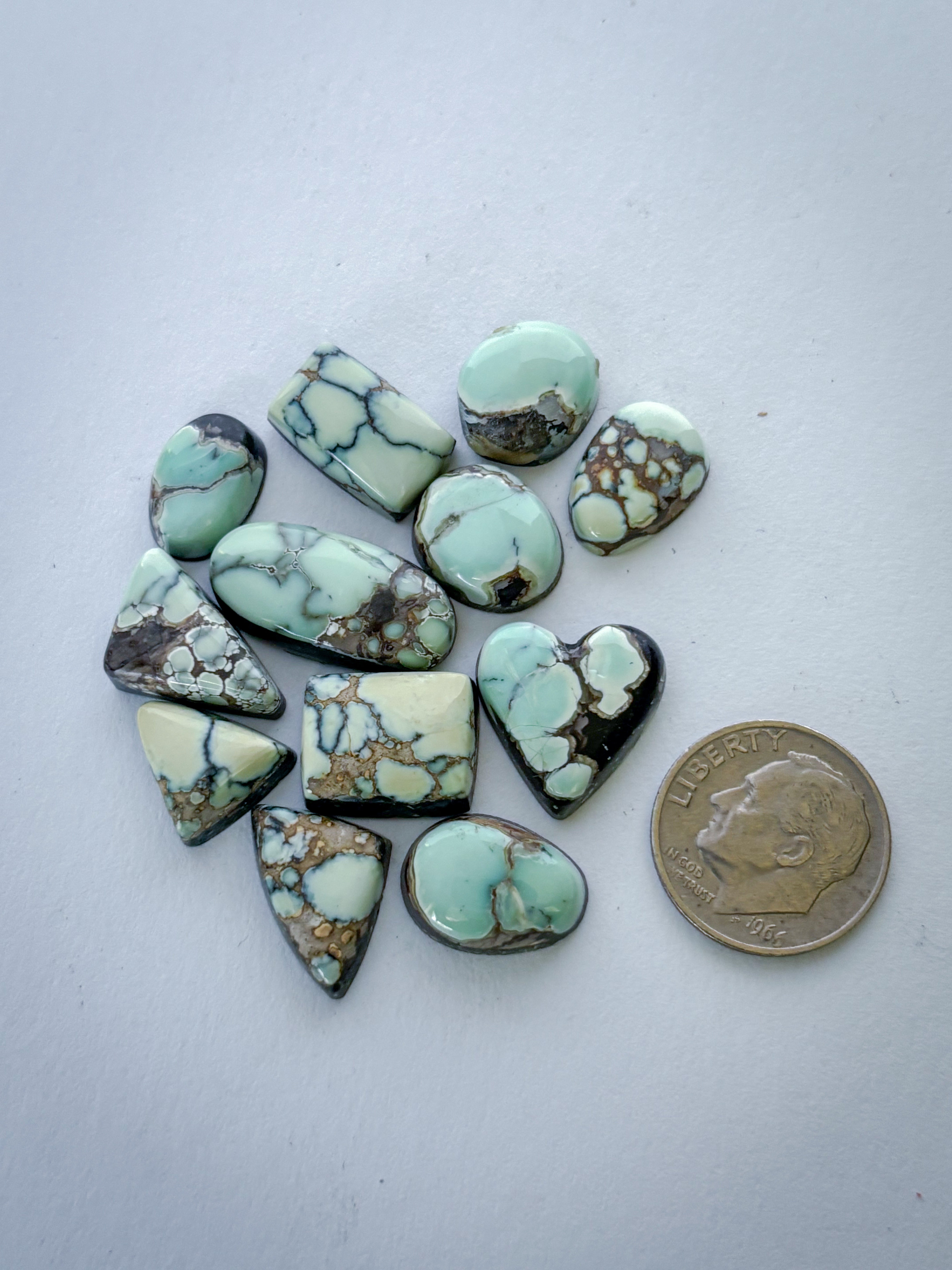 Poseidon Variscite Cabochons