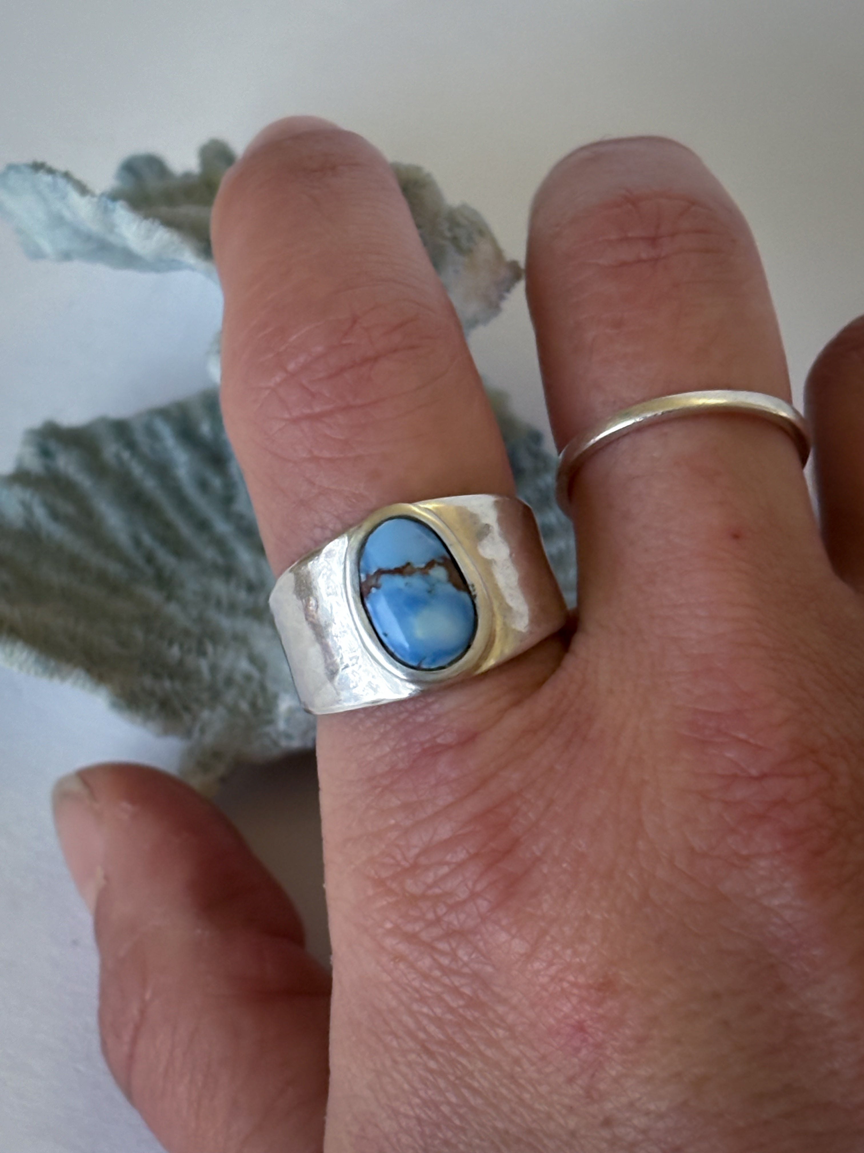 Golden Hills Turquoise Saddle Ring | 8.25 /7.75