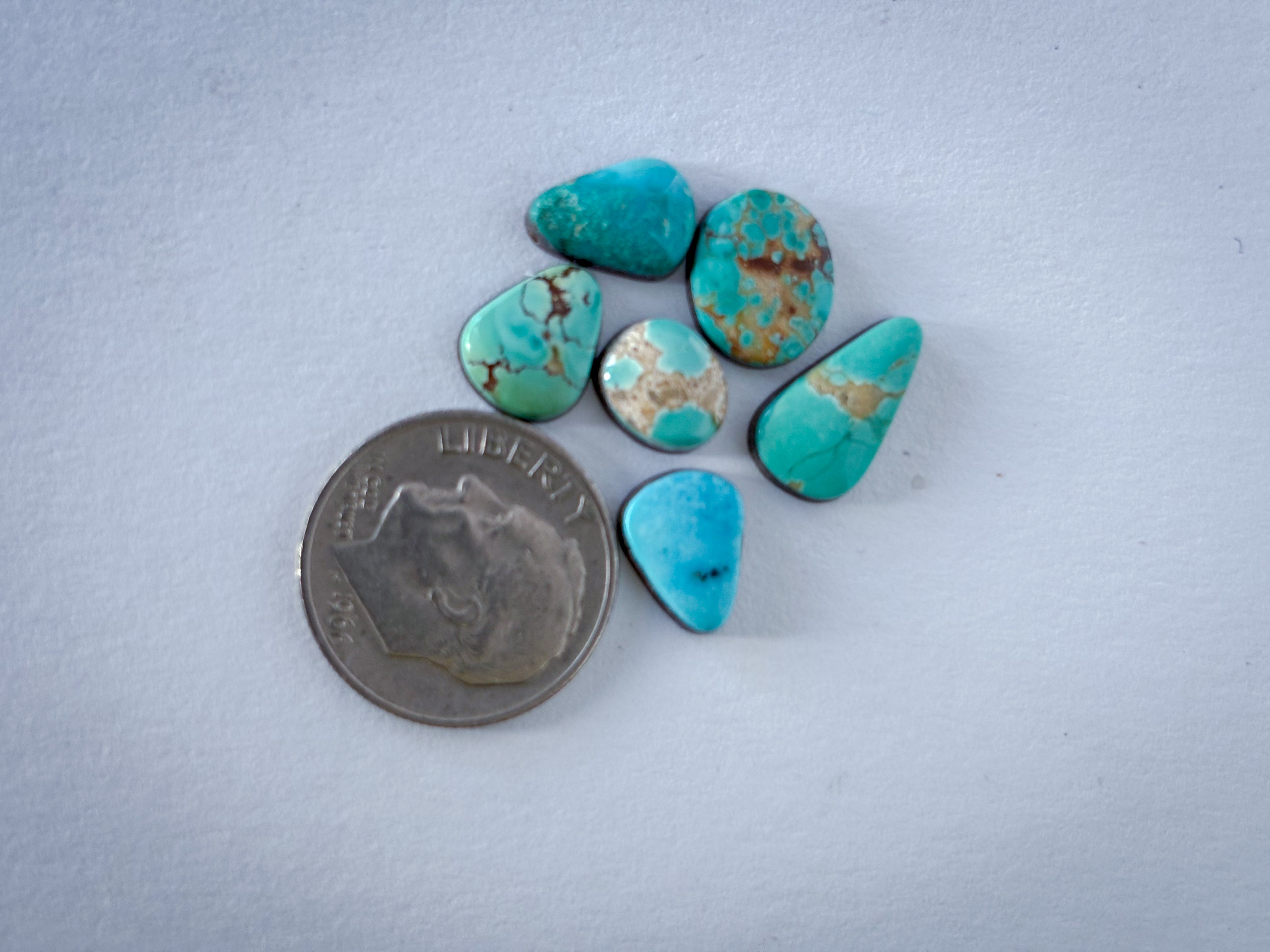 Royston Turquoise Cabochons