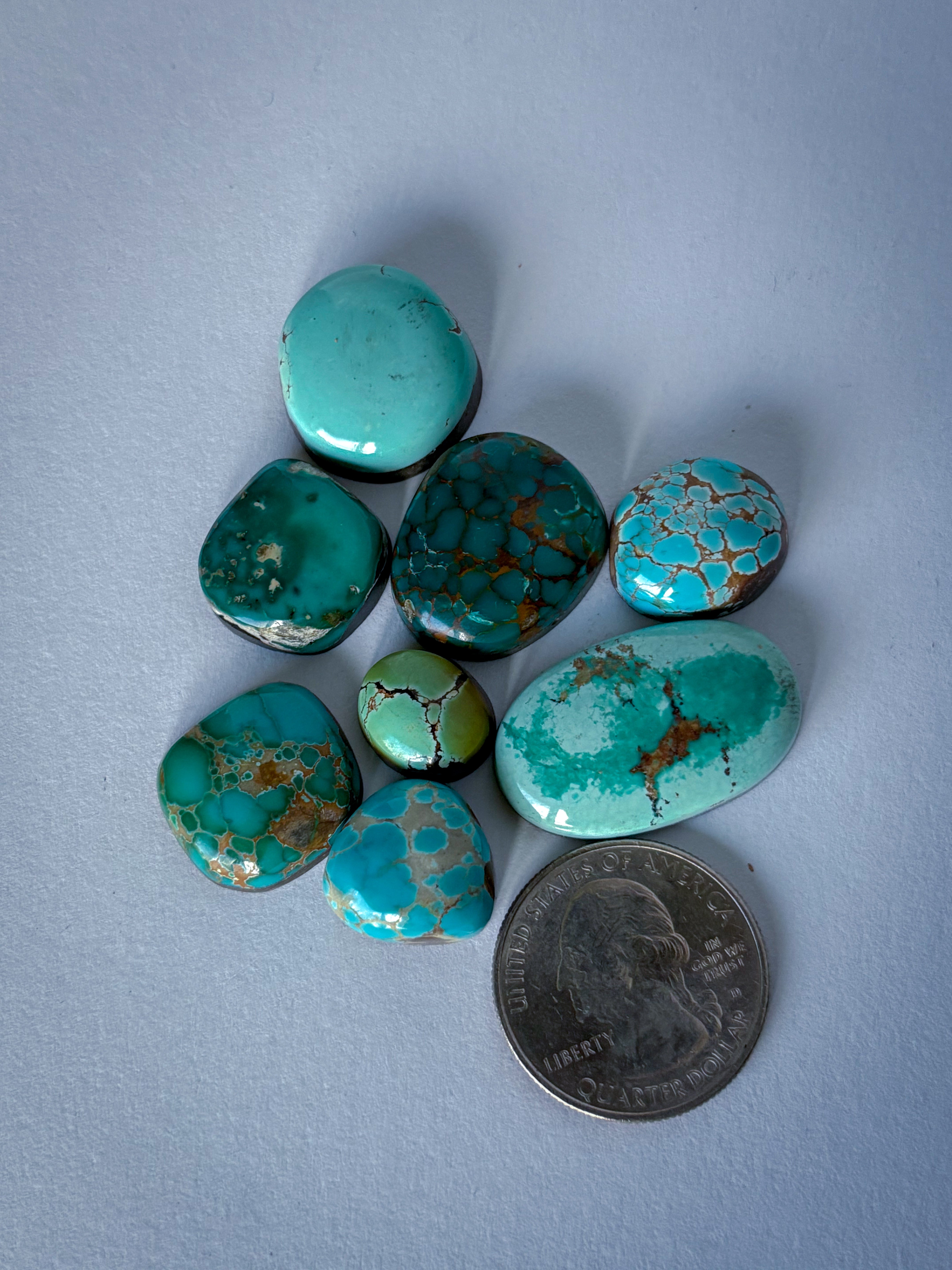 Pilot Mountain Turquoise Cabochons