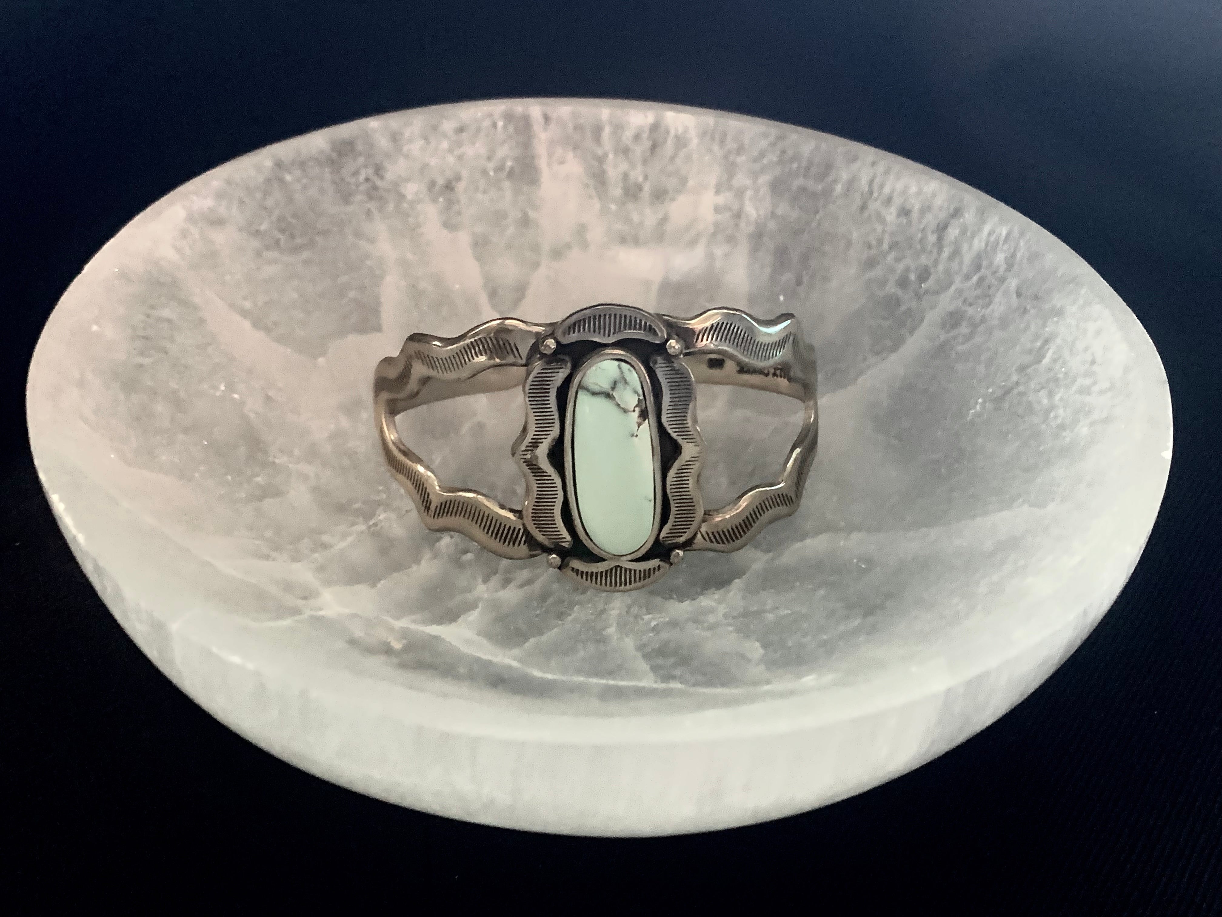 Selenite crystal sale ring