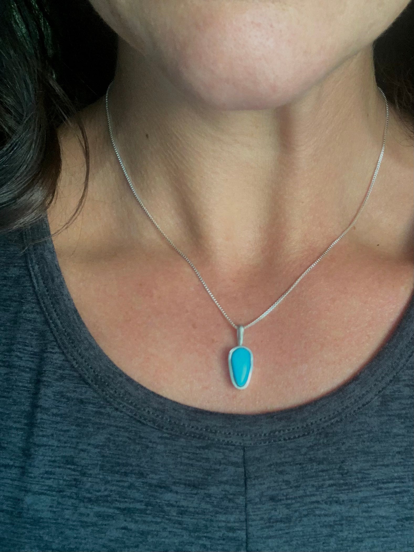 Blue Ridge Turquoise Charm Necklace